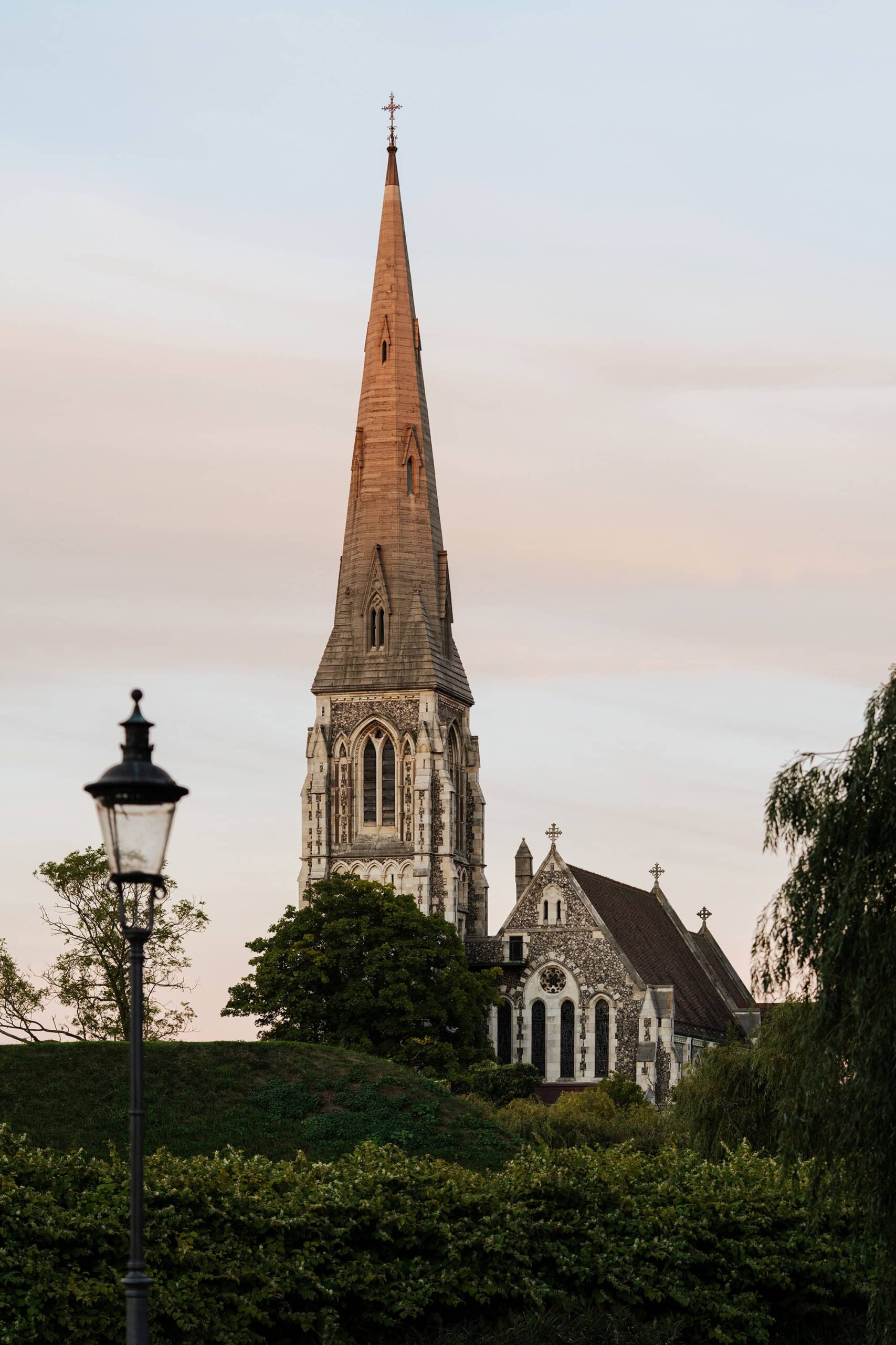 St. Alban’s Church beside Kastellet Fortress in Copenhagen