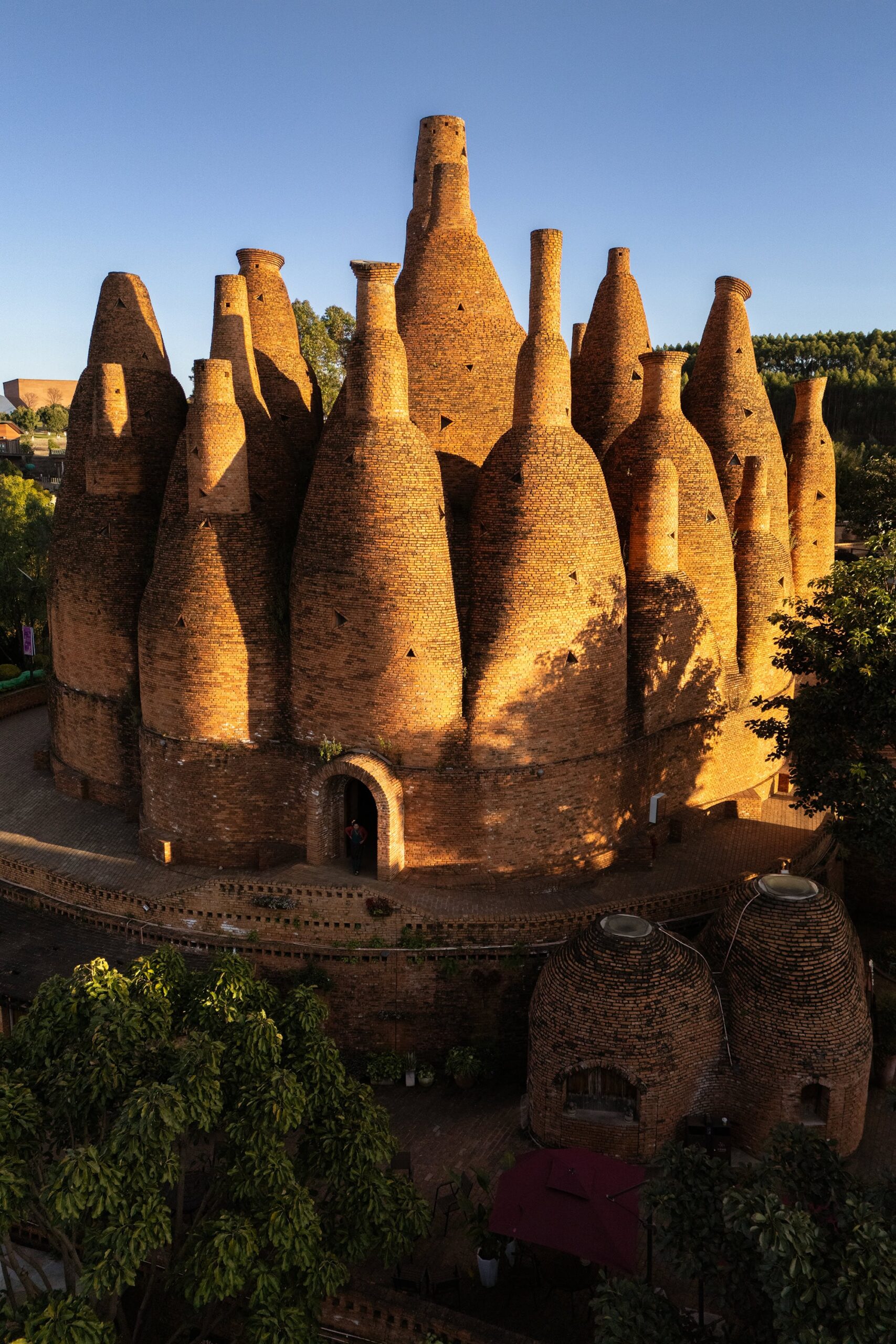 Front view of the Kaleidoscope Art Museum in Dongfengyun scenic area